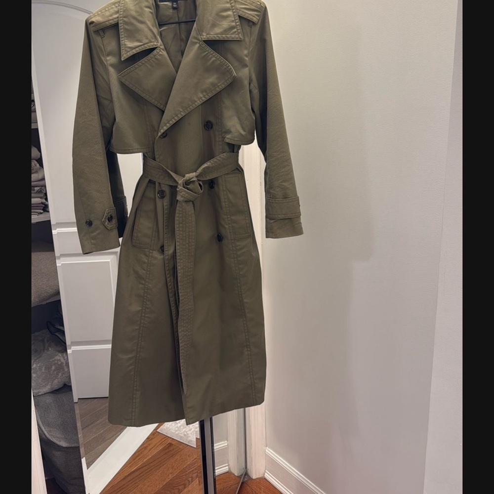 Banana Republic Factory Khaki Trench Coat